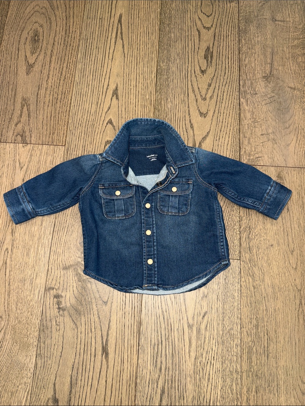 Baby Gap soft denim shirt, 3-6 months